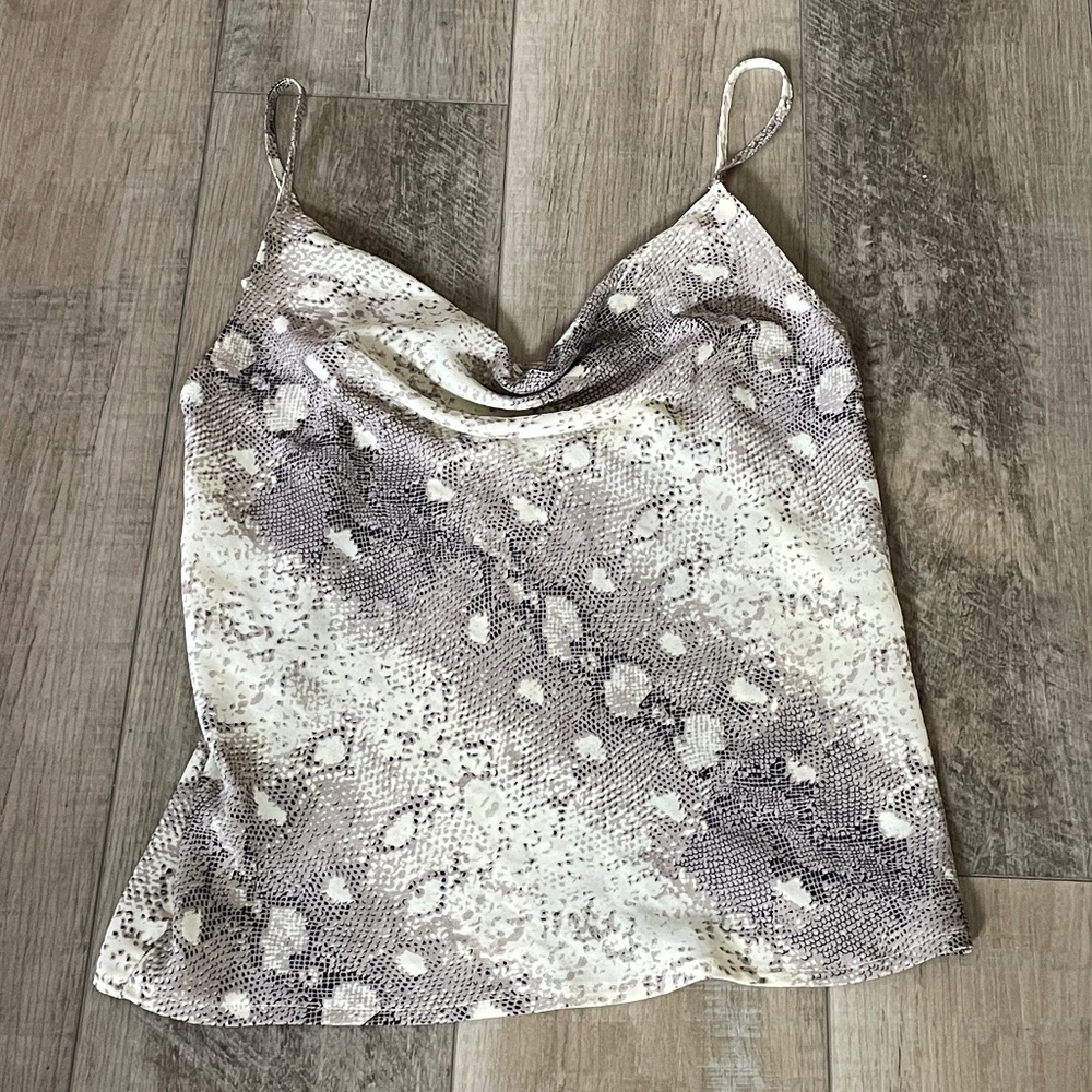 Tank Snakeskin design tank Small New no tags